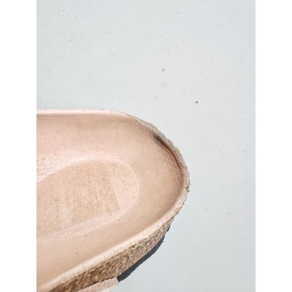 BIRKENSTOCK Uji New Beige beige Nubuck Double Strap Slides Sandals, Size 40 - Picture 7 of 16